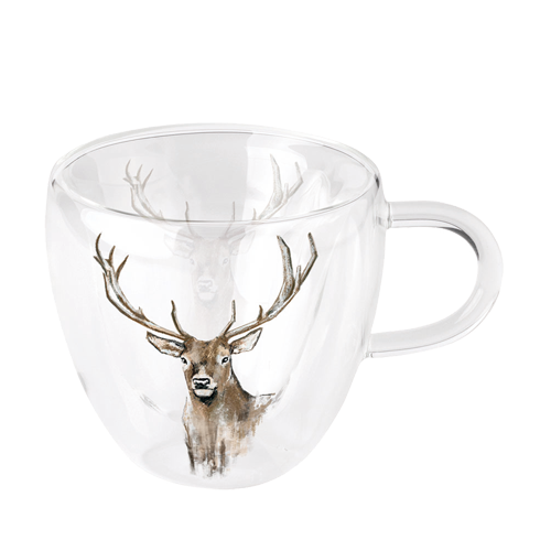 Fritzmann Mud verre transparent cerf