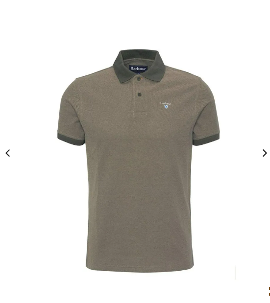 Barbour Polo Homme Vert