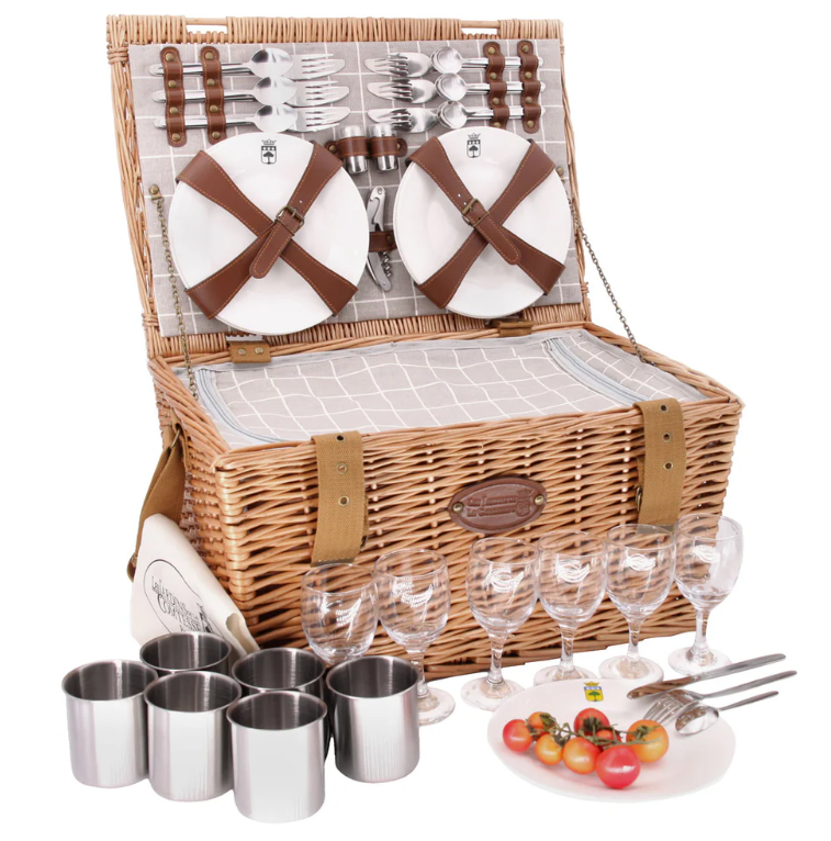 Jardin de la comtesse panier pique nique concorde 6P