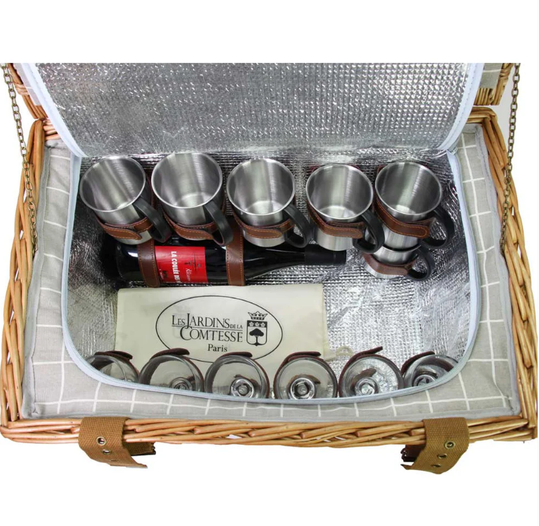 Jardin de la comtesse panier pique nique concorde 6P