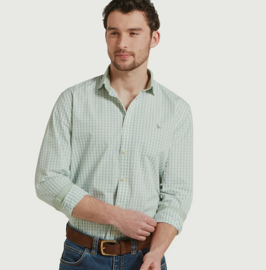 Schoffel Chemise Yhorpeness Aqua Sage