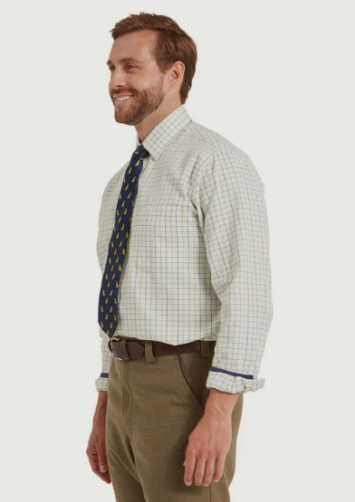 Schoffel Chemise Burham Tattersall Classic Moss
