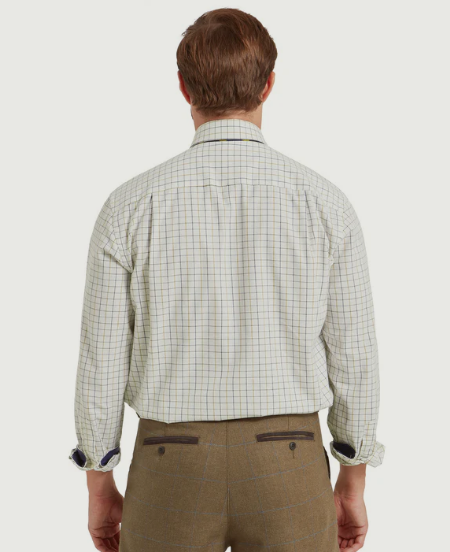 Schoffel Chemise Burham Tattersall Classic Moss