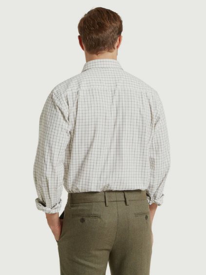 Schoffel Country Chemise Tattersall Dark Olive