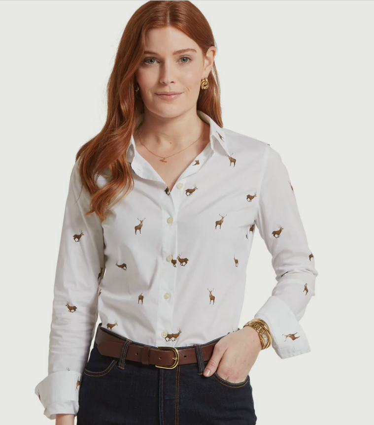 Schoffel Country Chemise Norfolk cerf