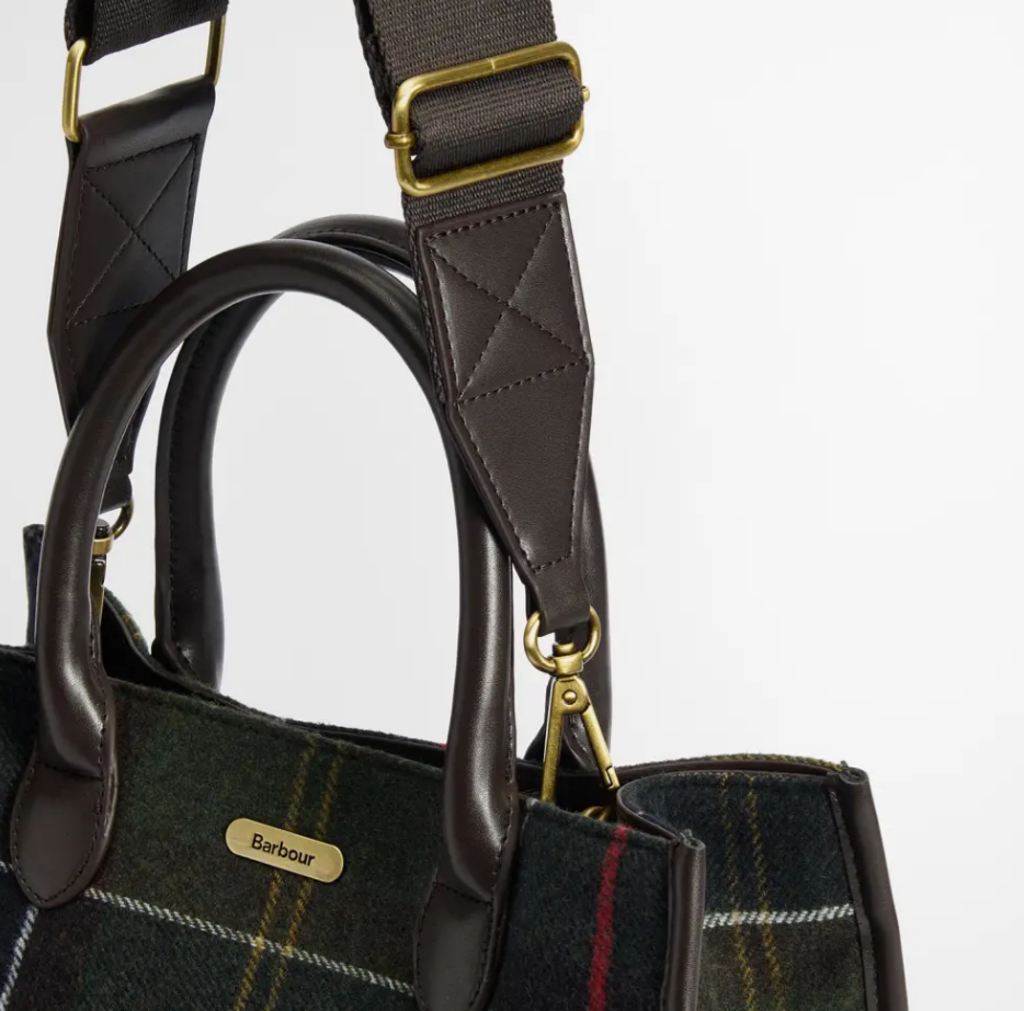 Barbour Sac Barhill Tartan tote bag