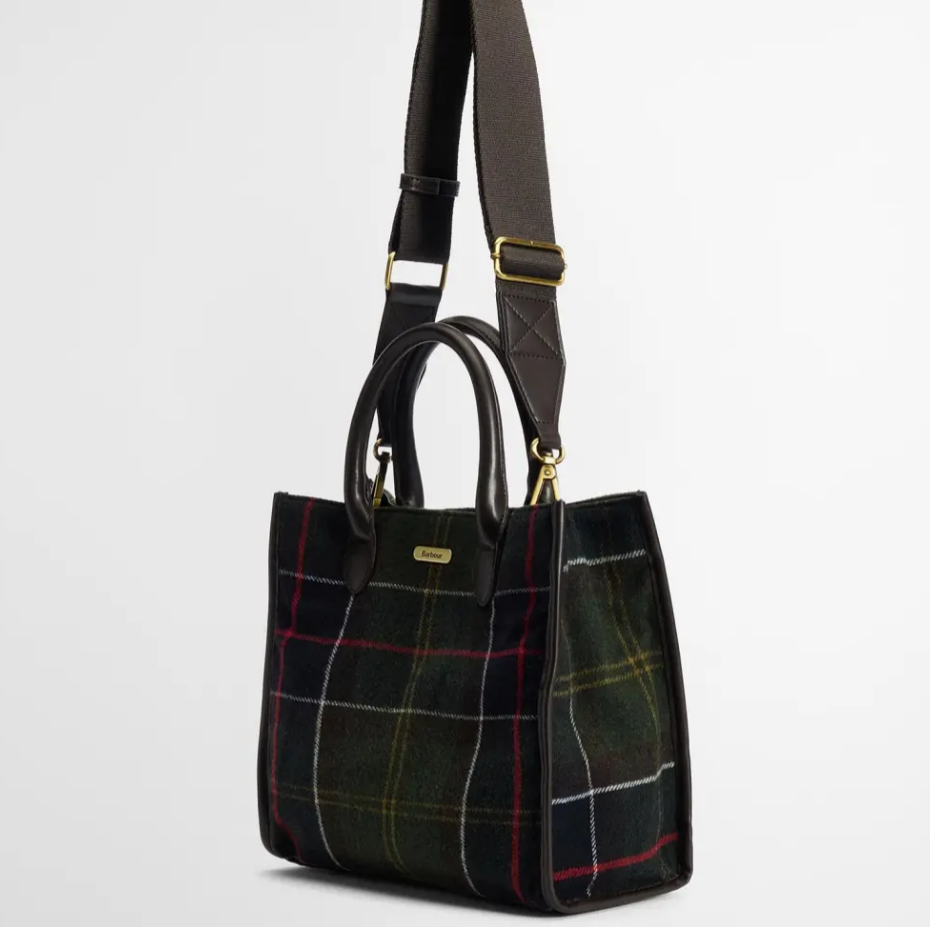 Barbour Sac Barhill Tartan tote bag