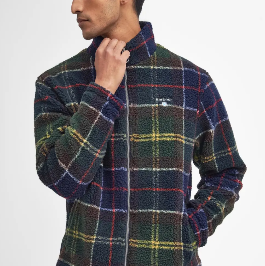 Barbour Veste Sherpa Tartan