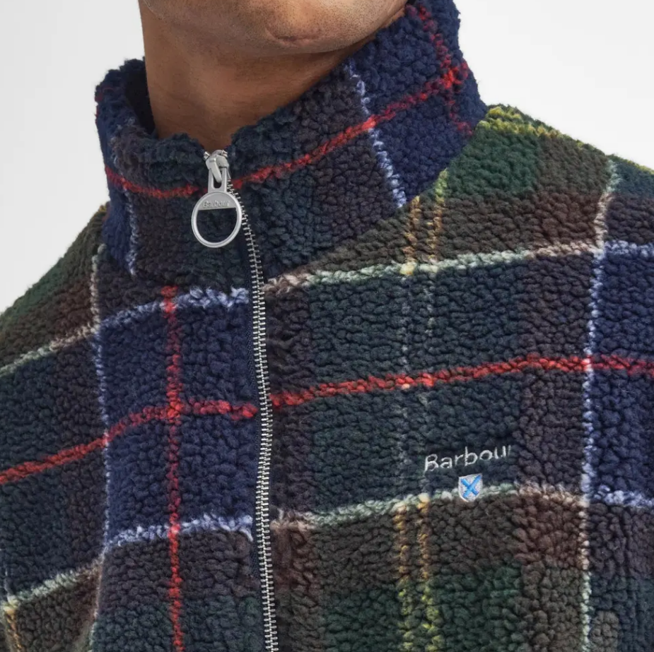 Barbour Veste Sherpa Tartan