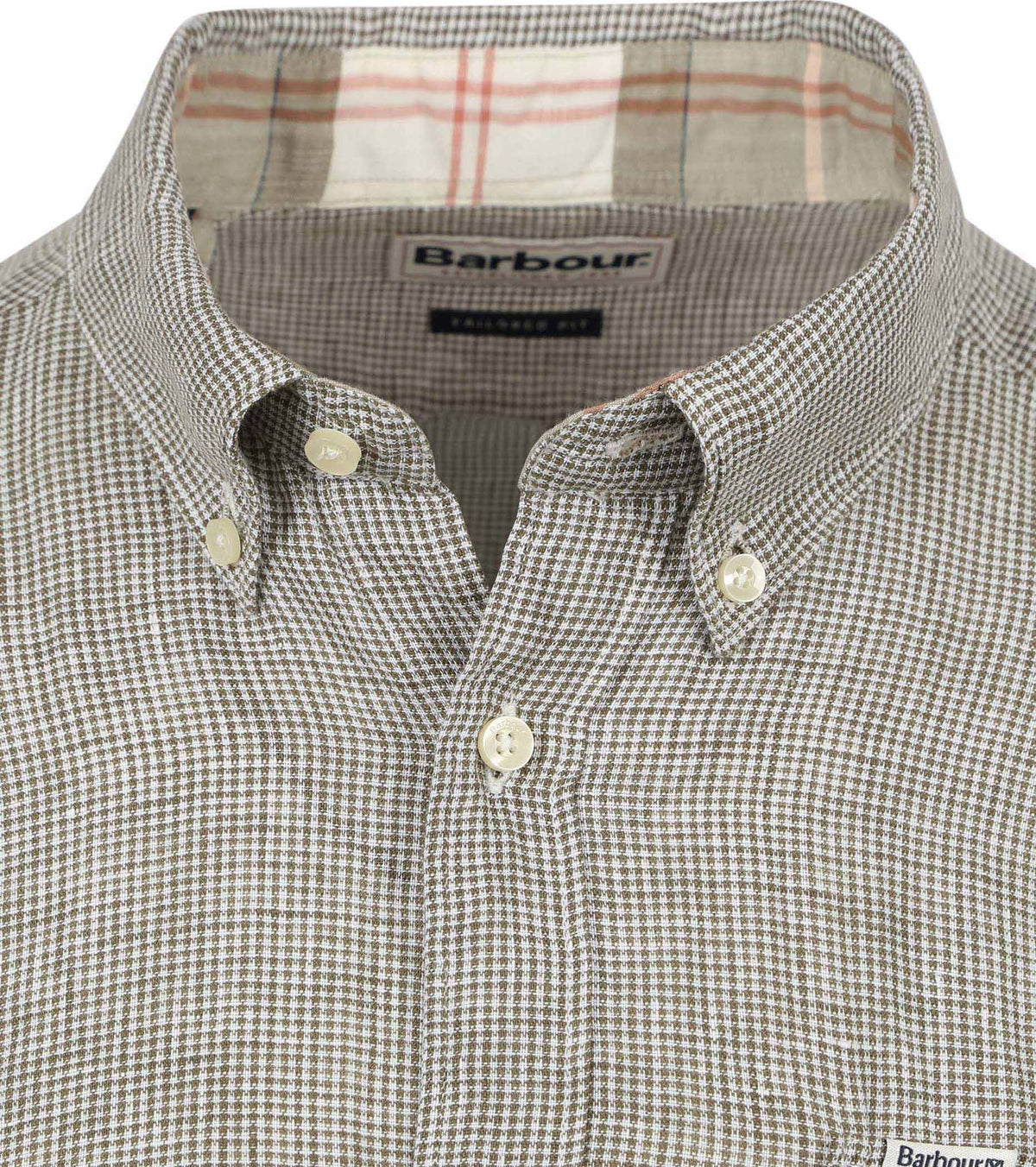 Barbour Chemise en lin olive
