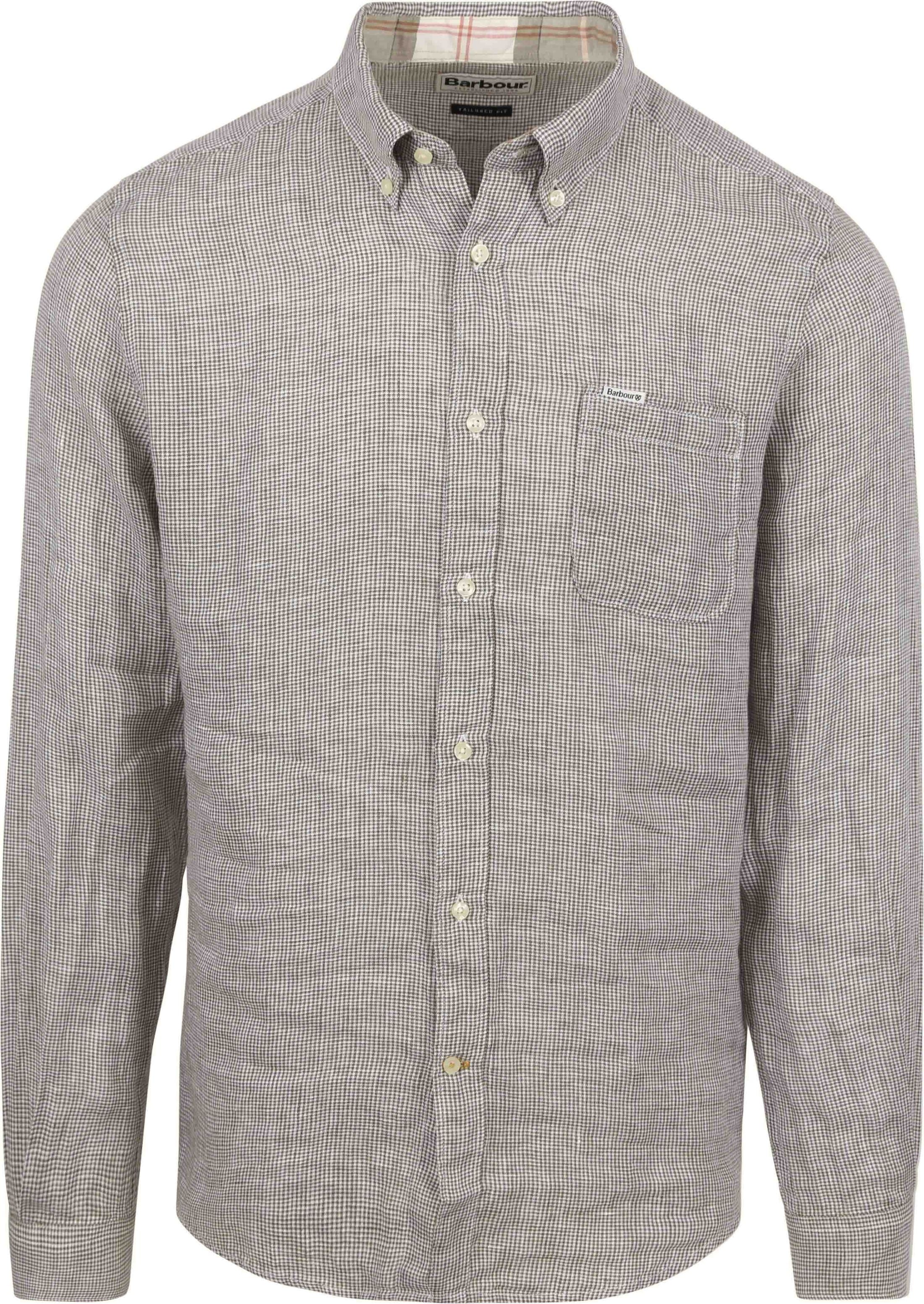 Barbour Chemise en lin olive