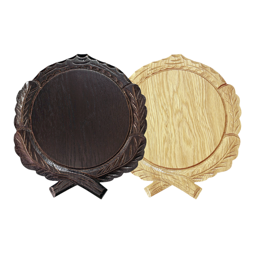 Fritzmann Planche Sanglier sculptée feuilles chêne