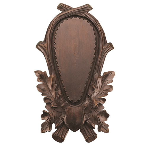 Fritzmann Planches Chevreuil sculptée feuilles chêne