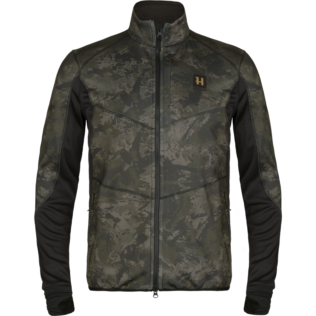 Harkila Fleece Camo Noctyx Black