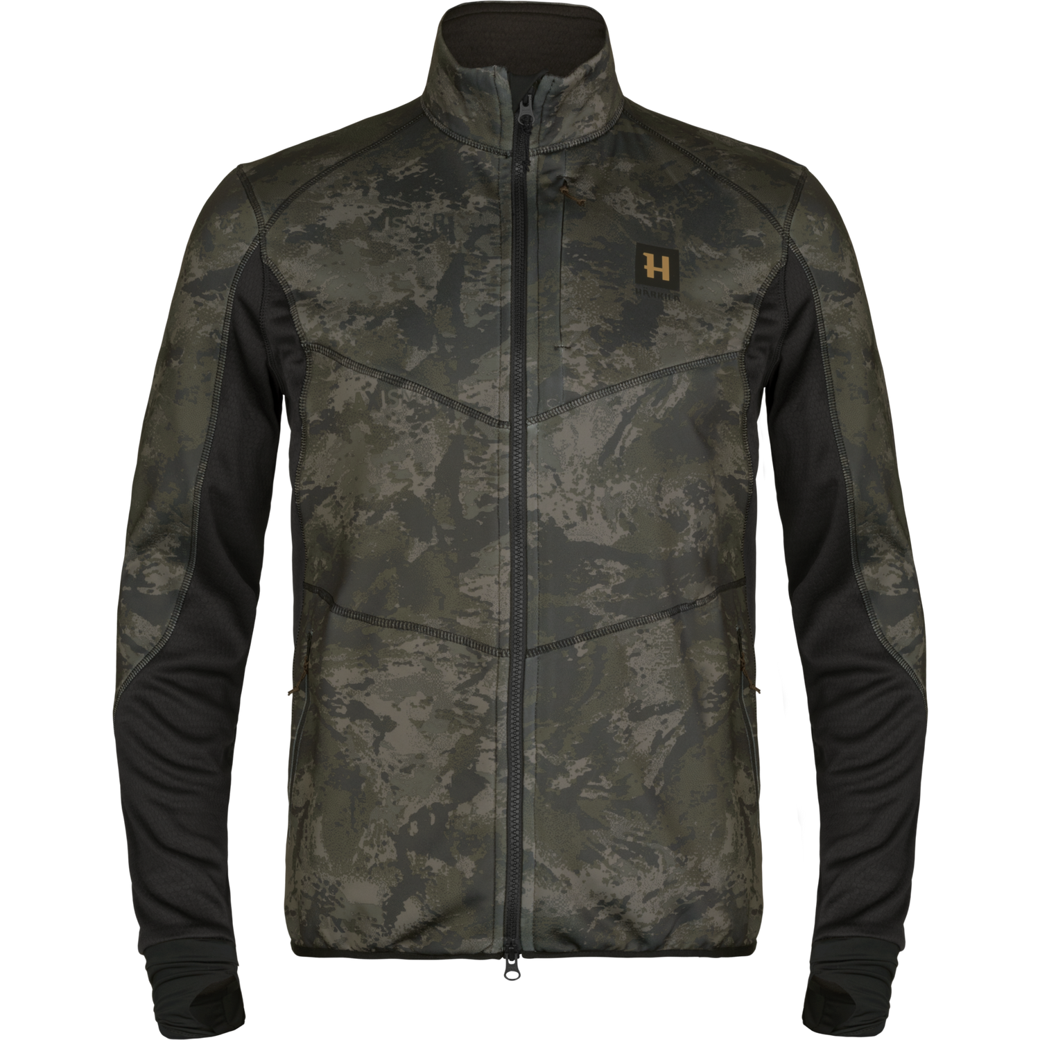 Harkila Fleece Camo Noctyx Black