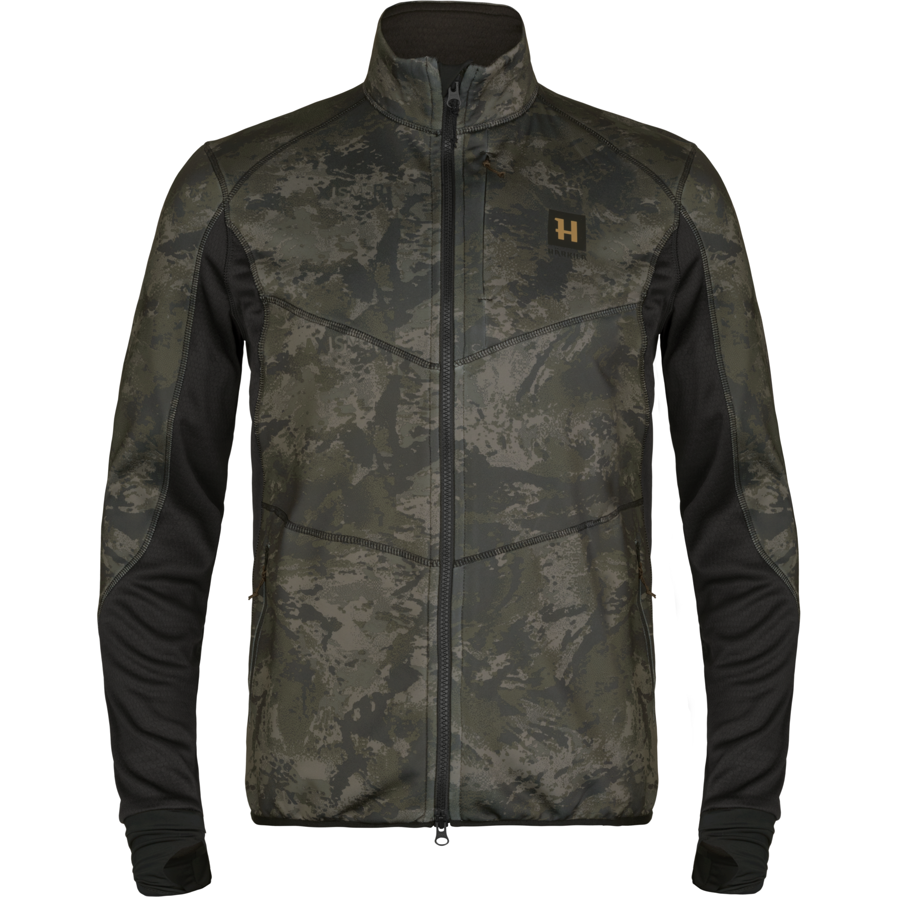 Harkila Fleece Camo Noctyx Black