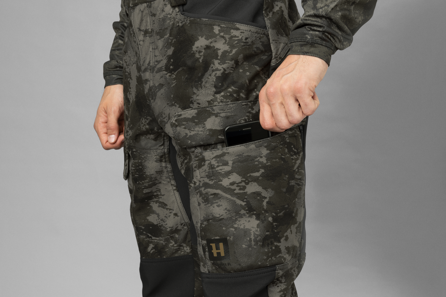 Harkila Pantalon Noctyx Camo Black Silent