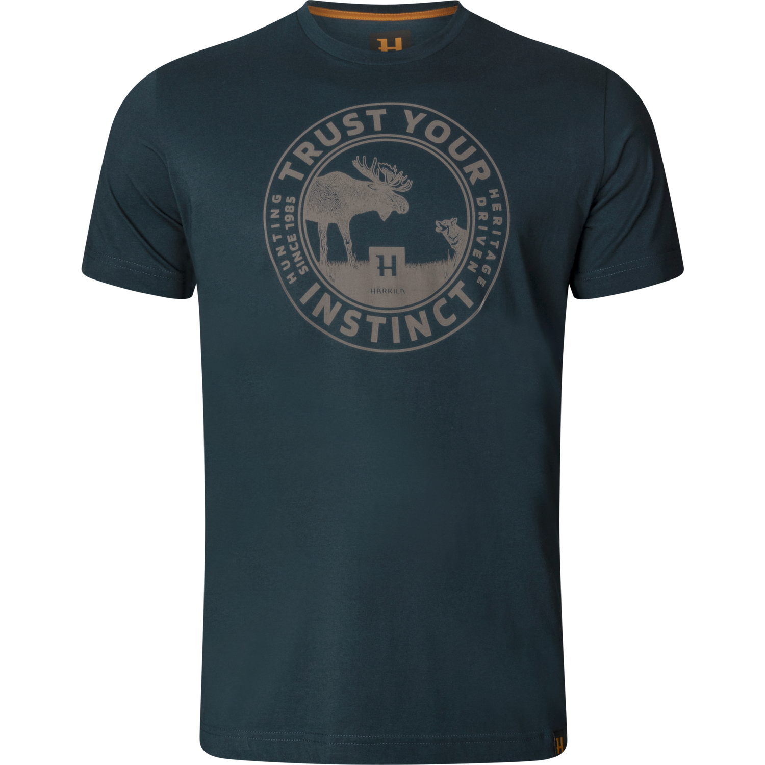 Harkila T-Shirt Moose Dark Navy