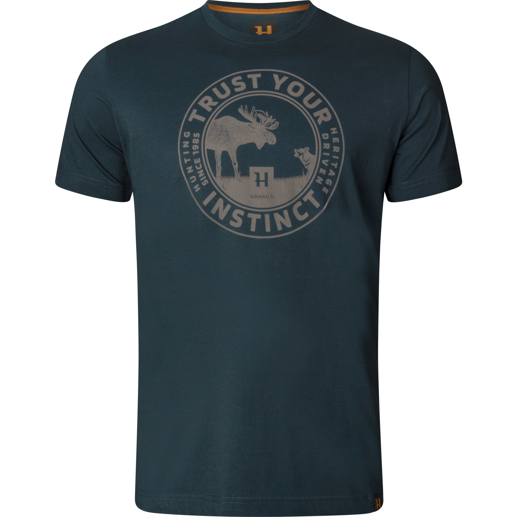 Harkila T-Shirt Moose Dark Navy