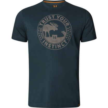 Harkila T-Shirt Moose Dark Navy