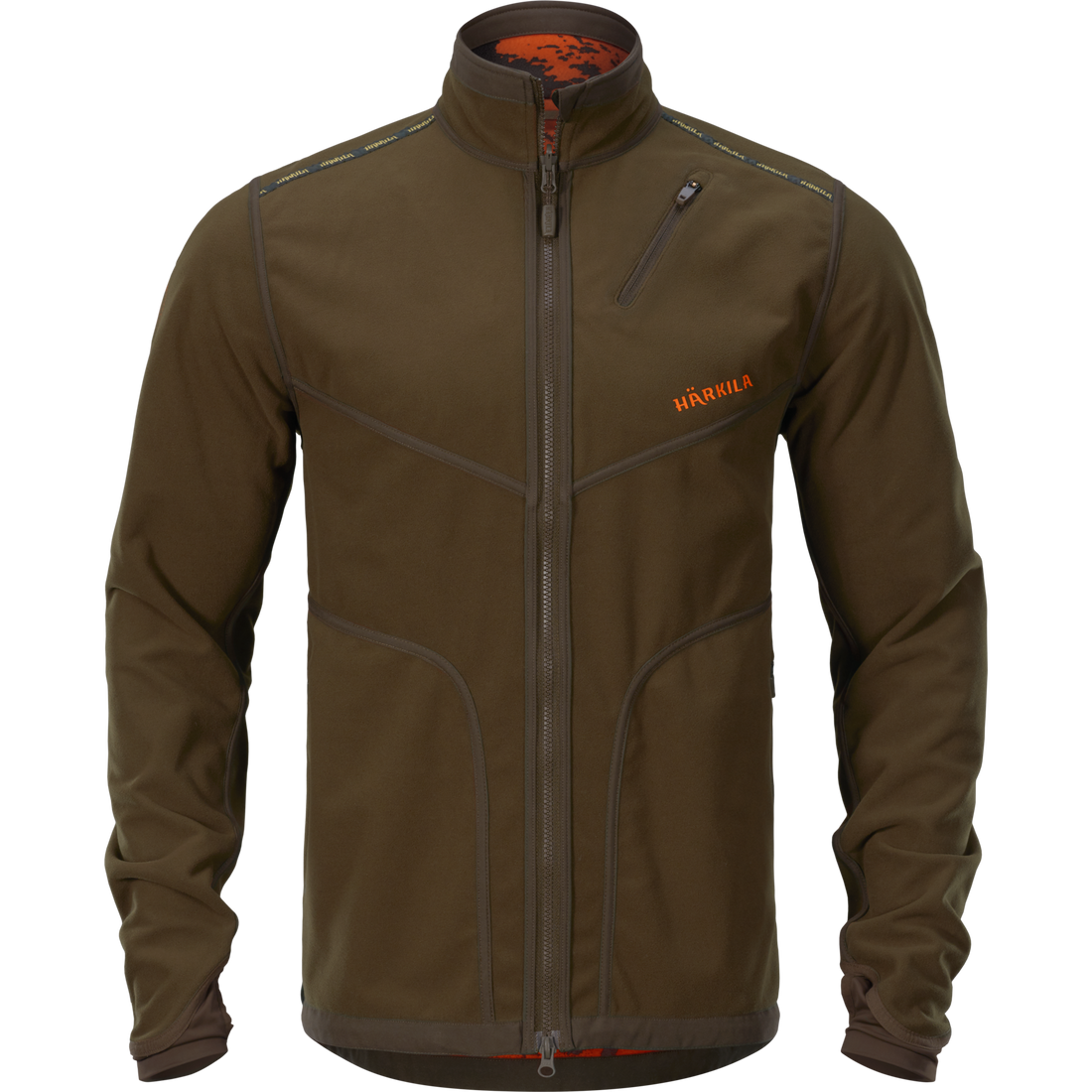 Harkila Wildboar Pro Reversible WSP Jacket Willow Green/Axis MSP Wildboar Orange