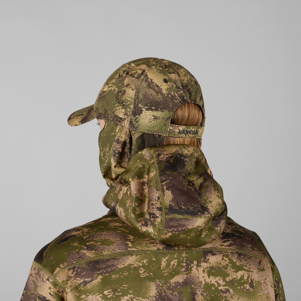 Harkila Casquette Dee Stalker camo avec tissu en maille