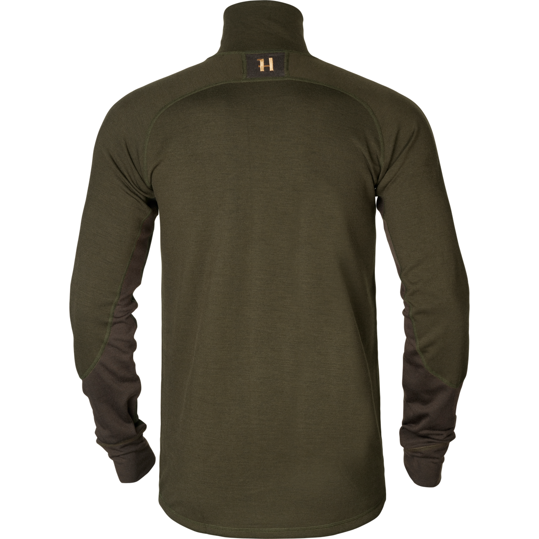 Harkila Base Warm Zip Neck Willow green