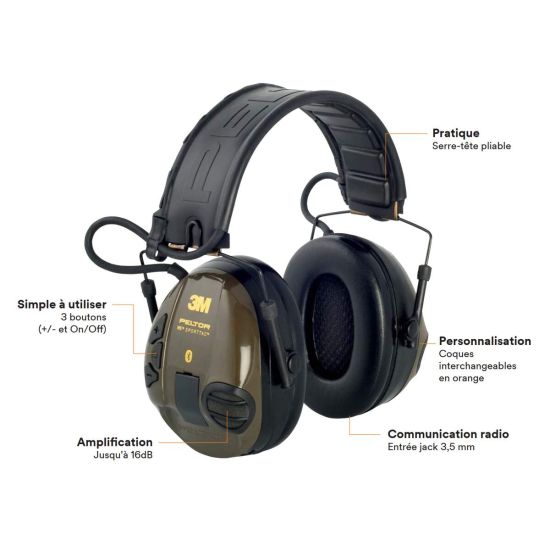 Peltor Casque Sportac