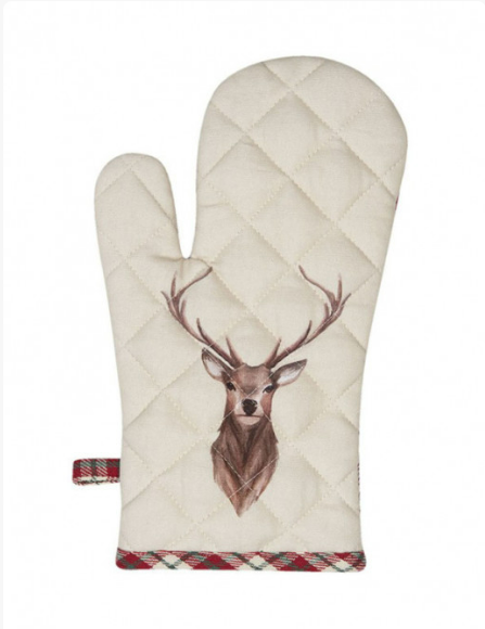 Gants cuisine motif cerf