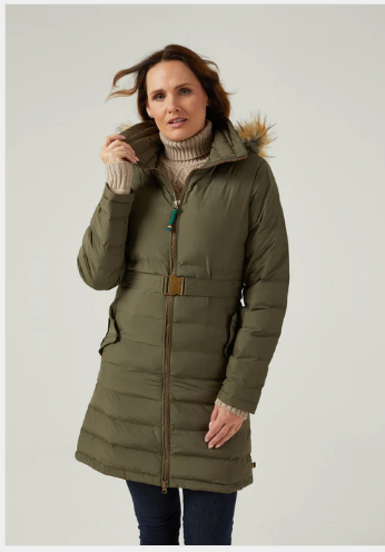 Alan Paine Manteau Long Femme