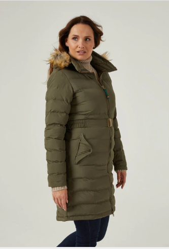 Alan Paine Manteau Long Femme