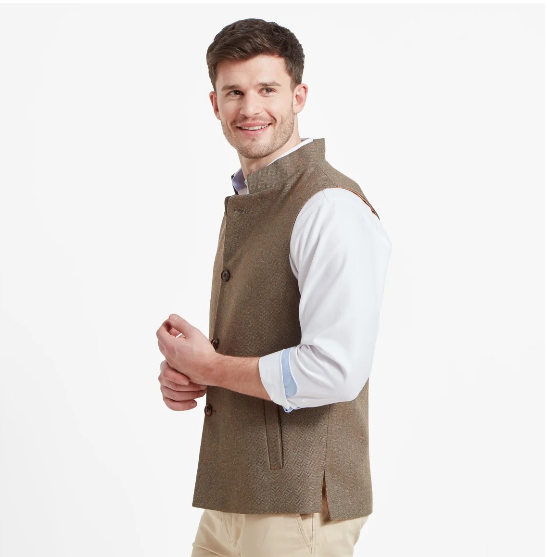 Schoffel Gilet Berwick Tweed Loden Green