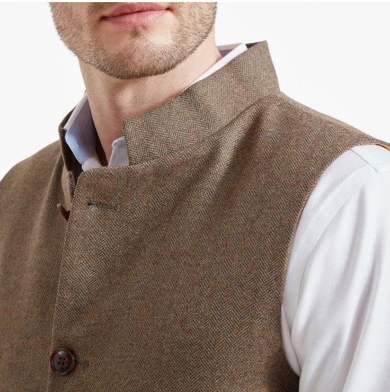 Schoffel Gilet Berwick Tweed Loden Green