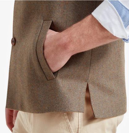 Schoffel Gilet Berwick Tweed Loden Green