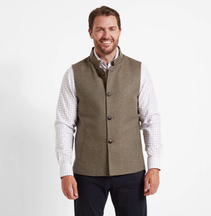 Schoffel Gilet Berwick Tweed Loden Green