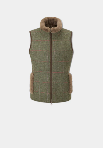 Alan Paine Gilet Tweed Combrook Ladies