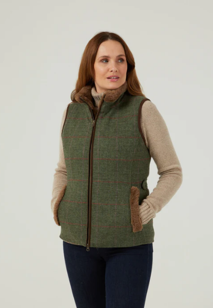 Alan Paine Gilet Tweed Combrook Ladies