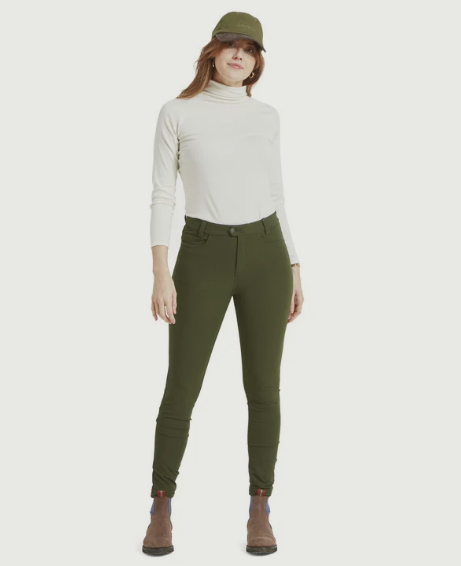 Schoffel Pantalon Vert déperlant femme