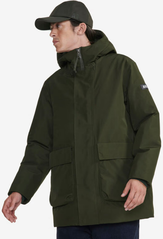 Aigle Parka longue GORE-TEX ouate Dupont Sorona® à capuche
