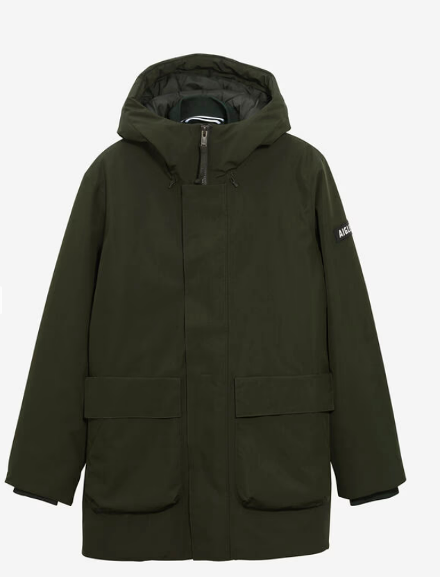 Aigle Parka longue GORE-TEX ouate Dupont Sorona® à capuche