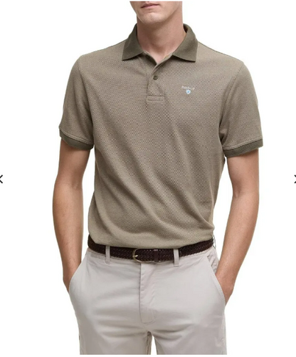 Barbour Polo Homme Vert