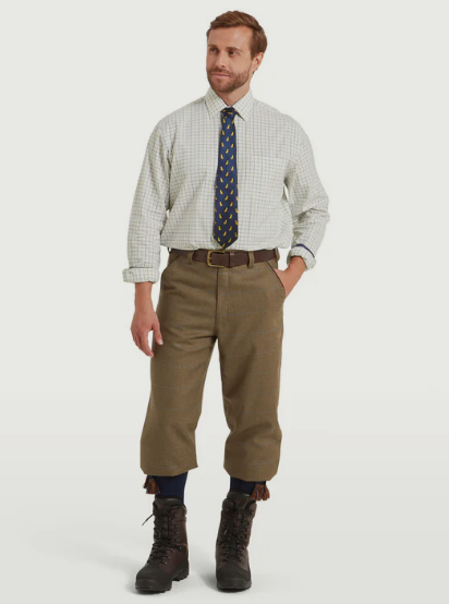 Schoffel  Chemise Burham Tattersall Classic Moss
