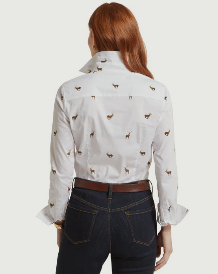 Schoffel Country Chemise Norfolk cerf