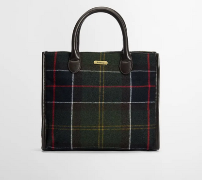 Barbour Sac Barhill Tartan tote bag