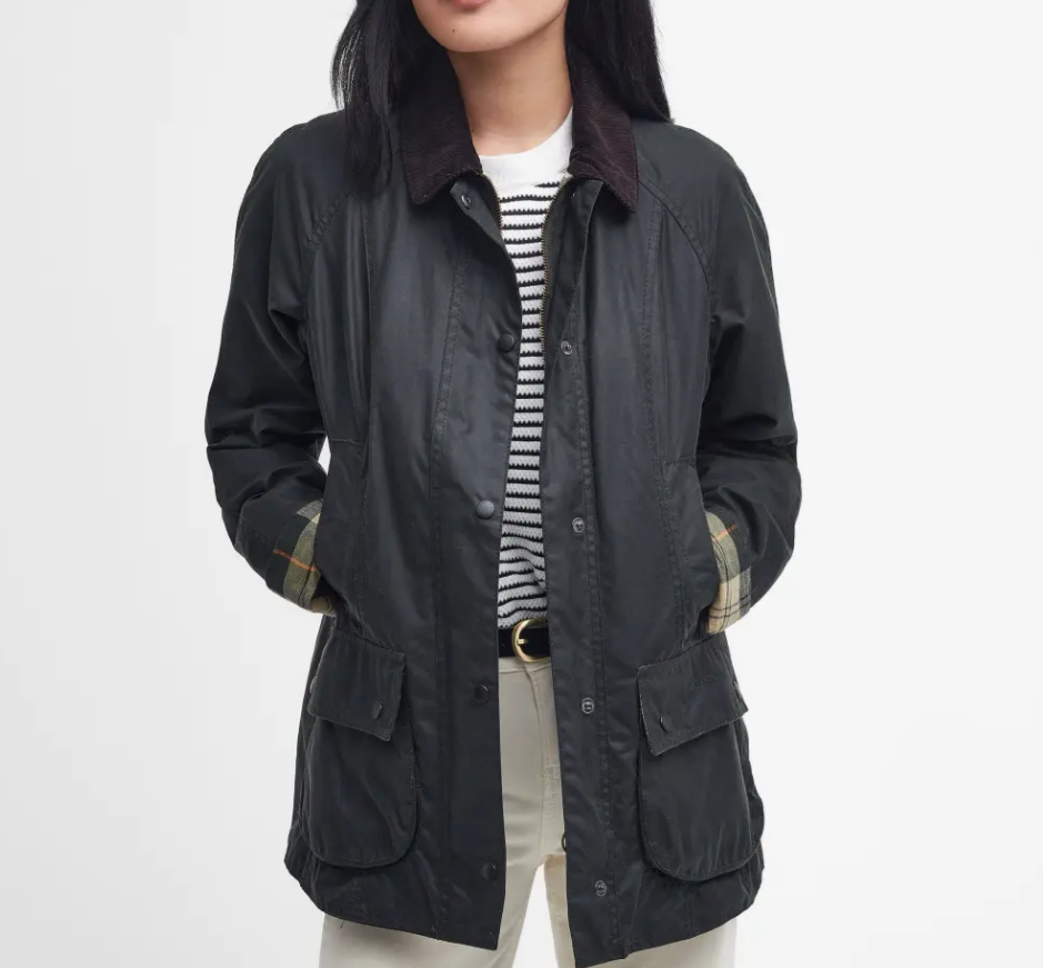 Barbour Beadnell Coton huilé