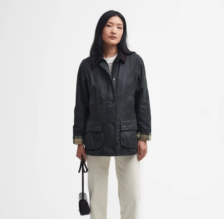 Barbour Beadnell Coton huilé