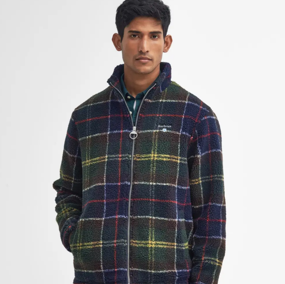 Barbour Veste Sherpa Tartan