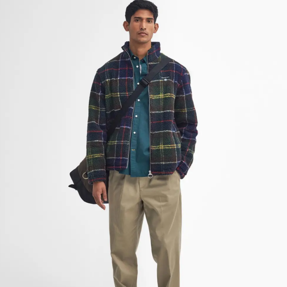 Barbour Veste Sherpa Tartan