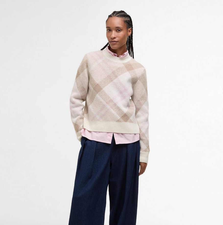 Barbour Pull Sara Tartan