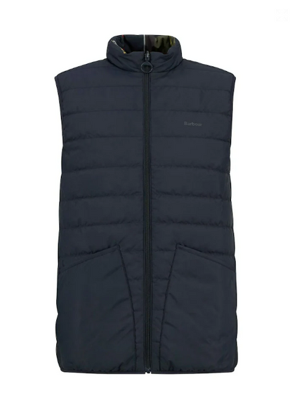 Barbour Reversible tartan puffer gilet